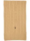Polo Ralph Lauren Cable Scarf In Neutrals