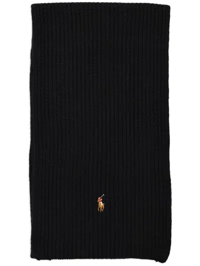 Polo Ralph Lauren Polo Pony Scarf In Schwarz