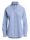 Polo Ralph Lauren Stretch Slim Fit Shirt In Blue