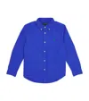 Polo Ralph Lauren Polo Pony-embroidered Shirt In Blue