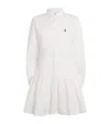 Polo Ralph Lauren Polo Pony-embroidery Mini Dress In White