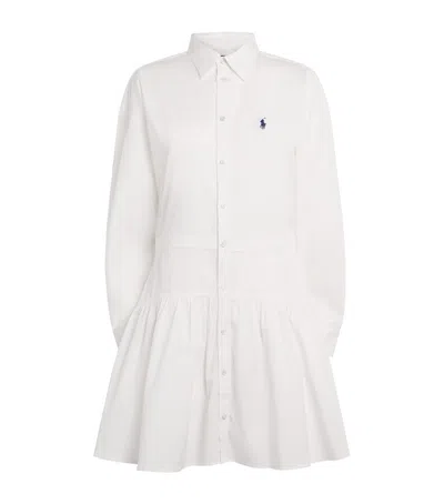 POLO RALPH LAUREN POLO PONY SHIRT MINI DRESS