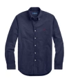 Polo Ralph Lauren Slim Fit Oxford Shirt In Navy
