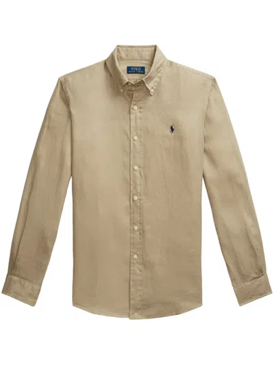 Polo Ralph Lauren Polo Pony Shirt In Beige