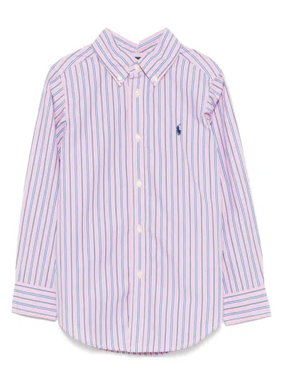 Polo Ralph Lauren Kids' Polo Pony Shirt In Pink