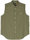 Polo Ralph Lauren Polo Pony Sleeveless Shirt In Green