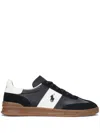 Polo Ralph Lauren Heritage Aera Sneakers In Black