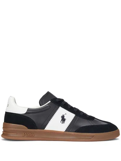 Polo Ralph Lauren Heritage Aera Sneakers In Black