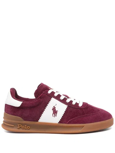 Polo Ralph Lauren Polo Pony Sneakers In Red