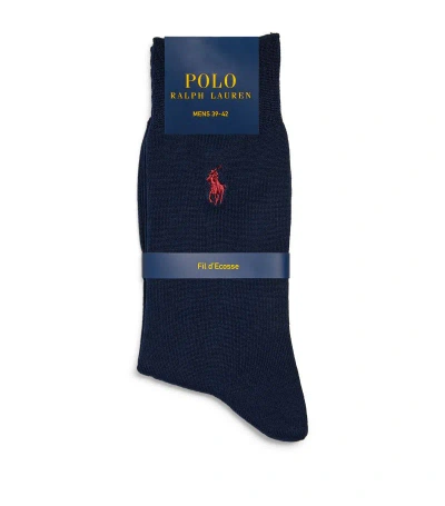 Polo Ralph Lauren Polo Pony Socks In Navy