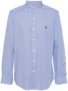 Polo Ralph Lauren Cotton Sport Shirt In Blue