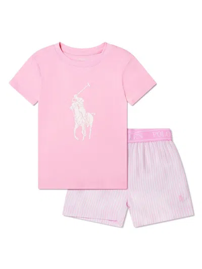 POLO RALPH LAUREN POLO PONY STRIPED PYJAMA SET