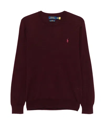 POLO RALPH LAUREN POLO RALPH LAUREN LOGO EMBROIDERED CREWNECK JUMPER