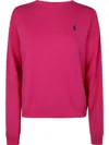 Polo Ralph Lauren Polo Pony Sweatshirt In 粉色