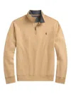 Polo Ralph Lauren Mesh-knit Cotton Quarter-zip Sweater