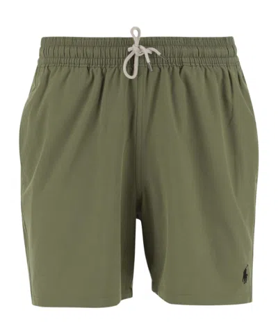 Polo Ralph Lauren Olive Green Swim Trunks