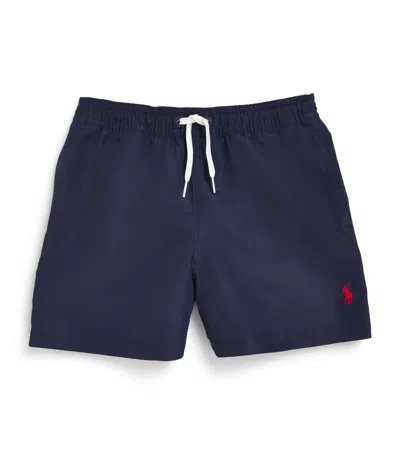 Polo Ralph Lauren Kids' Polo Pony Swim Shorts In Navy