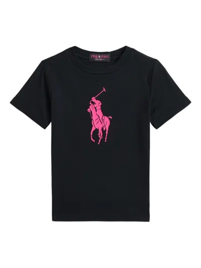 Polo Ralph Lauren Kids' Polo Pony T-shirt In Black