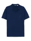 Polo Ralph Lauren Chest Pocket Polo Collar Short Sleeves In Blue