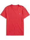 Polo Ralph Lauren Classic Fit Jersey Crewneck T-shirt Man T-shirt Coral Size Xxl Cotton In Red