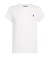 Polo Ralph Lauren Cotton T-shirt With Contrasting Logo In White