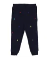 Polo Ralph Lauren Embroidered Logo Track Pants In Blue