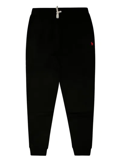 Polo Ralph Lauren Kids' Polo Pony Track Pants In Black