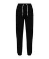 Polo Ralph Lauren Ankle-length Athletic Pants With Tapered Cuffs In Black