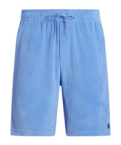Polo Ralph Lauren Joggingshorts Mit Polo Pony-logo In Blau
