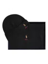 Polo Ralph Lauren Polo Pony Wool Accessory Set In Black