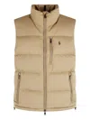 Polo Ralph Lauren Polo Pony Zip Gilet In Brown