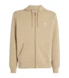 Polo Ralph Lauren Polo Pony Zip-up Hoodie In Sand