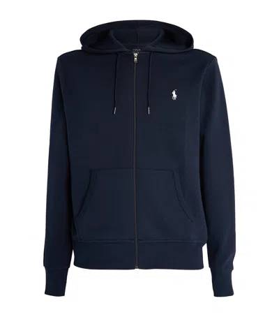 Polo Ralph Lauren Performance Zip-up Hoodie In Navy/midnight Blue