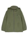Polo Ralph Lauren Embroidered-pony Hooded Jacket In Green