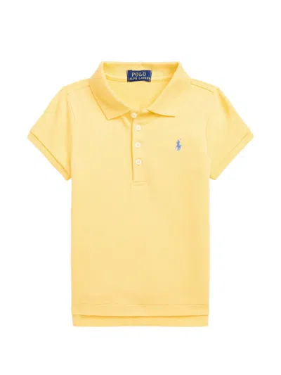 Polo Ralph Lauren Kids' Polo Pony-embroidered Polo Shirt In Yellow