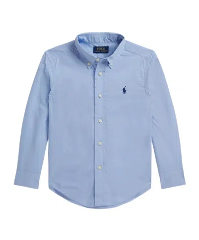 Polo Ralph Lauren Polo Pony-embroidered Shirt In Blue