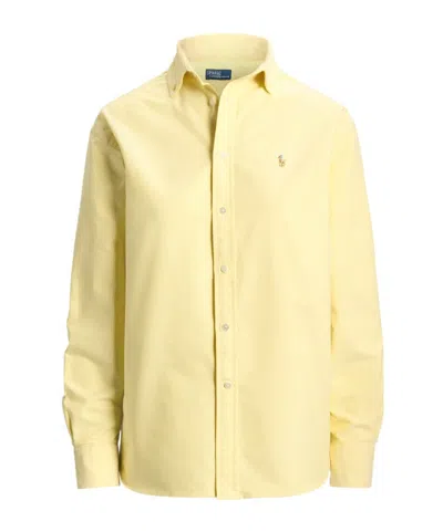 Polo Ralph Lauren Polo Pony-embroidered Shirt In Yellow