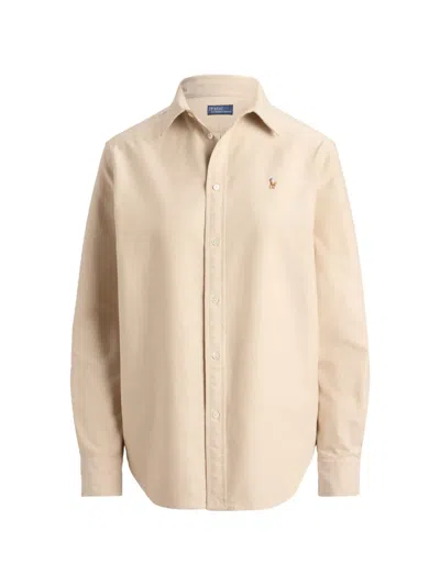 Polo Ralph Lauren Polo Pony-motif Button-down Shirt In Brown