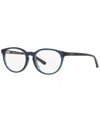 Polo Ralph Lauren Polo Prep Jr Pp8544u Phantos Eyeglasses In Shiny Transparent Navy Blue