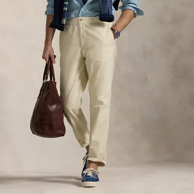 Polo Ralph Lauren Polo Prepster Classic Mineral-dyed Pant In Natural