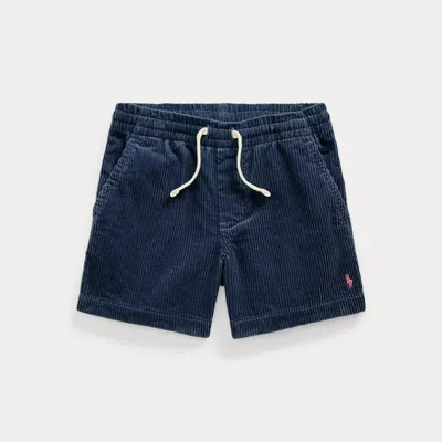 Polo Ralph Lauren Kids' Polo Prepster Cotton Corduroy Short In Classic Blue