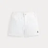 Polo Ralph Lauren Boy's Prepster Stretch Cotton Twill Shorts In Deckwash White