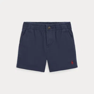 Polo Ralph Lauren Babies' Polo Prepster Flex Abrasion Twill Short In Newport Navy