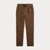 Polo Ralph Lauren Polo Prepster Slim Tapered Linen Trouser In Brown