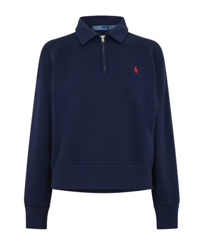 Polo Ralph Lauren Polo Quarter Zip Sweat In Black