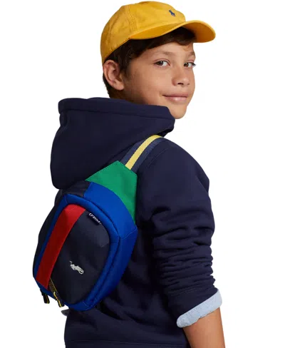 Polo Ralph Lauren Kids' Polo Ralph Boys Lauren Color Crossbody Bag In Black