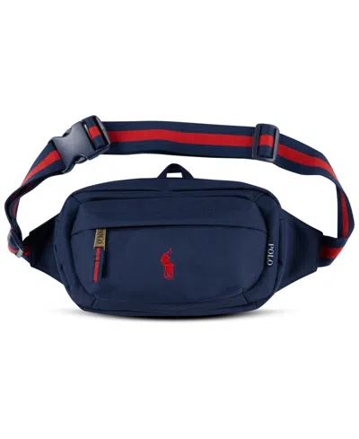 Polo Ralph Lauren Kids' Boys Color Cross Body Bag In Newport Navy
