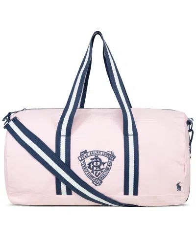 Polo Ralph Lauren Kids' Polo Ralph Girls Lauren Maidstone Duffel Bag In Hint Of Pink
