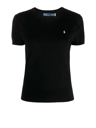 Polo Ralph Lauren Black T-shirt With Logo