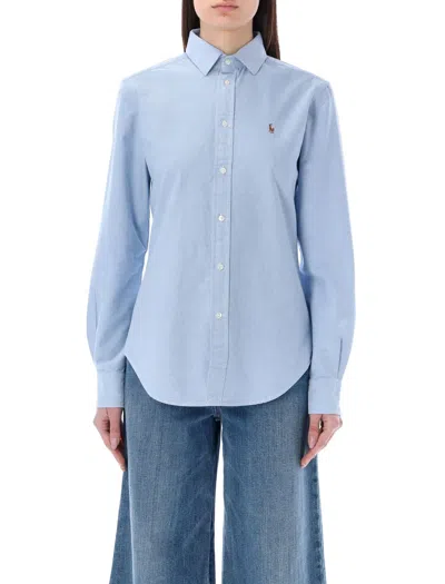 Polo Ralph Lauren Classic-fit Oxford Cotton Shirt In Light Blue